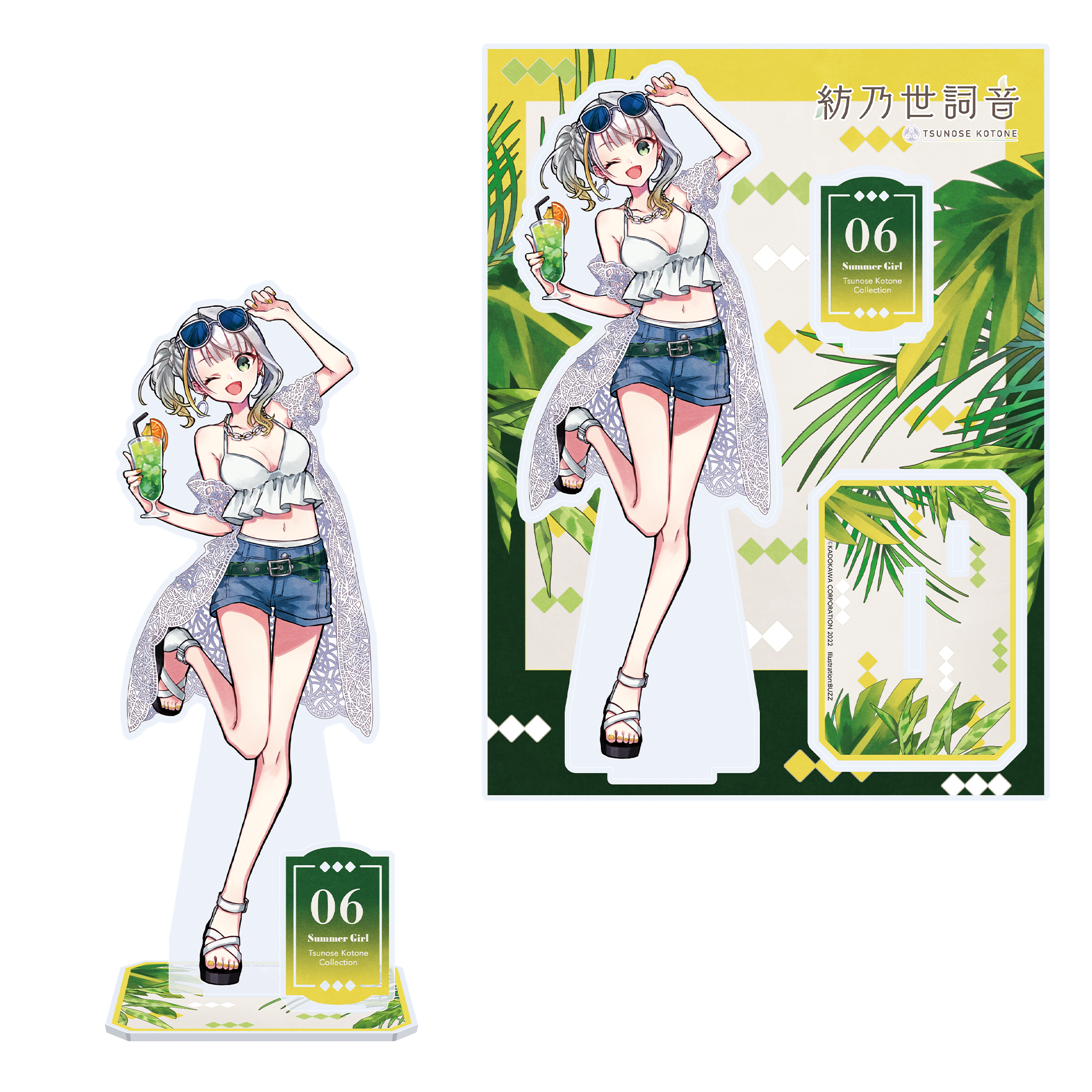 紡乃世詞音 アクリルフィギュア Summer Girl Ver.【24年4月下旬より