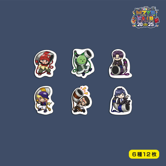【まじめにヤバシティ】MZYB FAIR 2025 本気れんぼ フレークシール