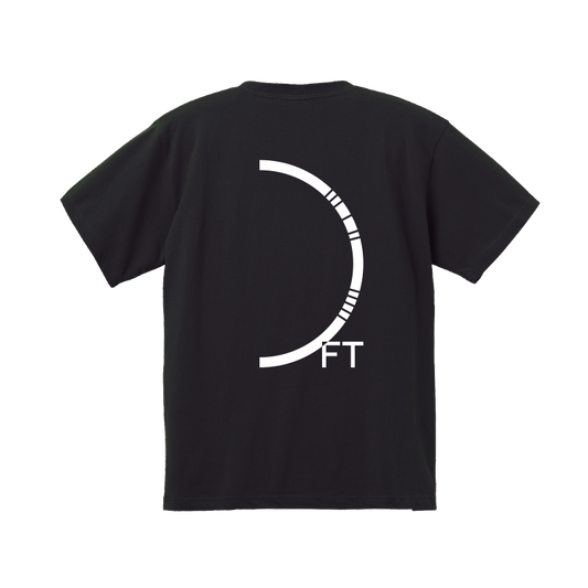 ふみやの秘密基地~挑戦の地図~/ロゴ黒Tシャツ(M)