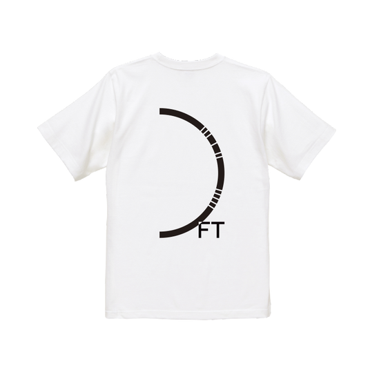 ふみやの秘密基地~挑戦の地図~/ロゴ白Tシャツ(M)