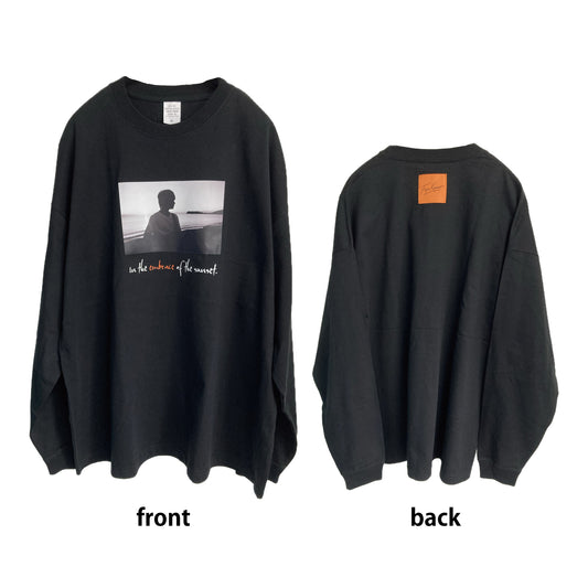 神尾楓珠 オーバーサイズデザインロンT