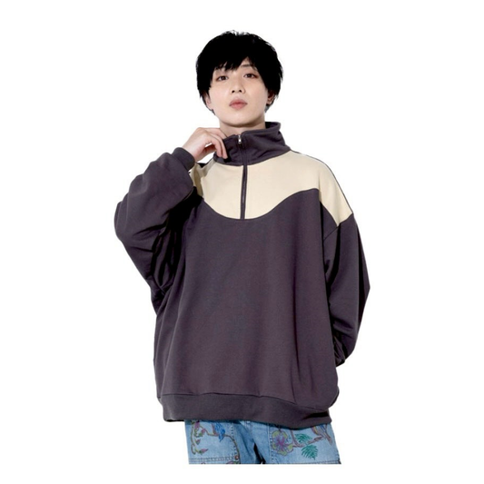 HerPraha ハープラハ ハーフジップ ジャージ トップス 日本製 Y2K RE:うえフェス】Birthday2025 ハーフジップスエット – sheeta-shop