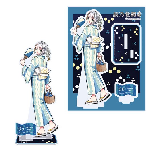 紡乃世詞音 アクリルフィギュア Yukata Girl Ver.【24年3月下旬より順次発送開始予定】