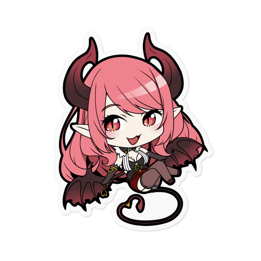 夢魔ぺろりステッカー - 100x100mm