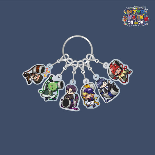 【まじめにヤバシティ】MZYB FAIR 2025 本気れんぼ 6連アクリルチャーム