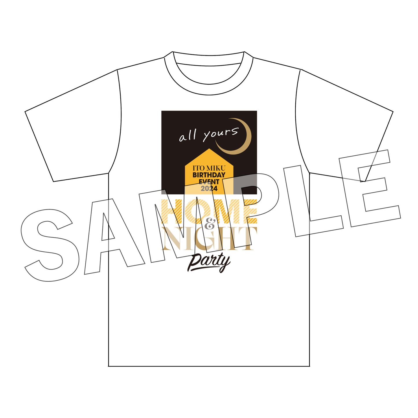 【伊藤美来BD2024】ロゴTシャツ(XL)【2024年10月上旬以降順次発送】