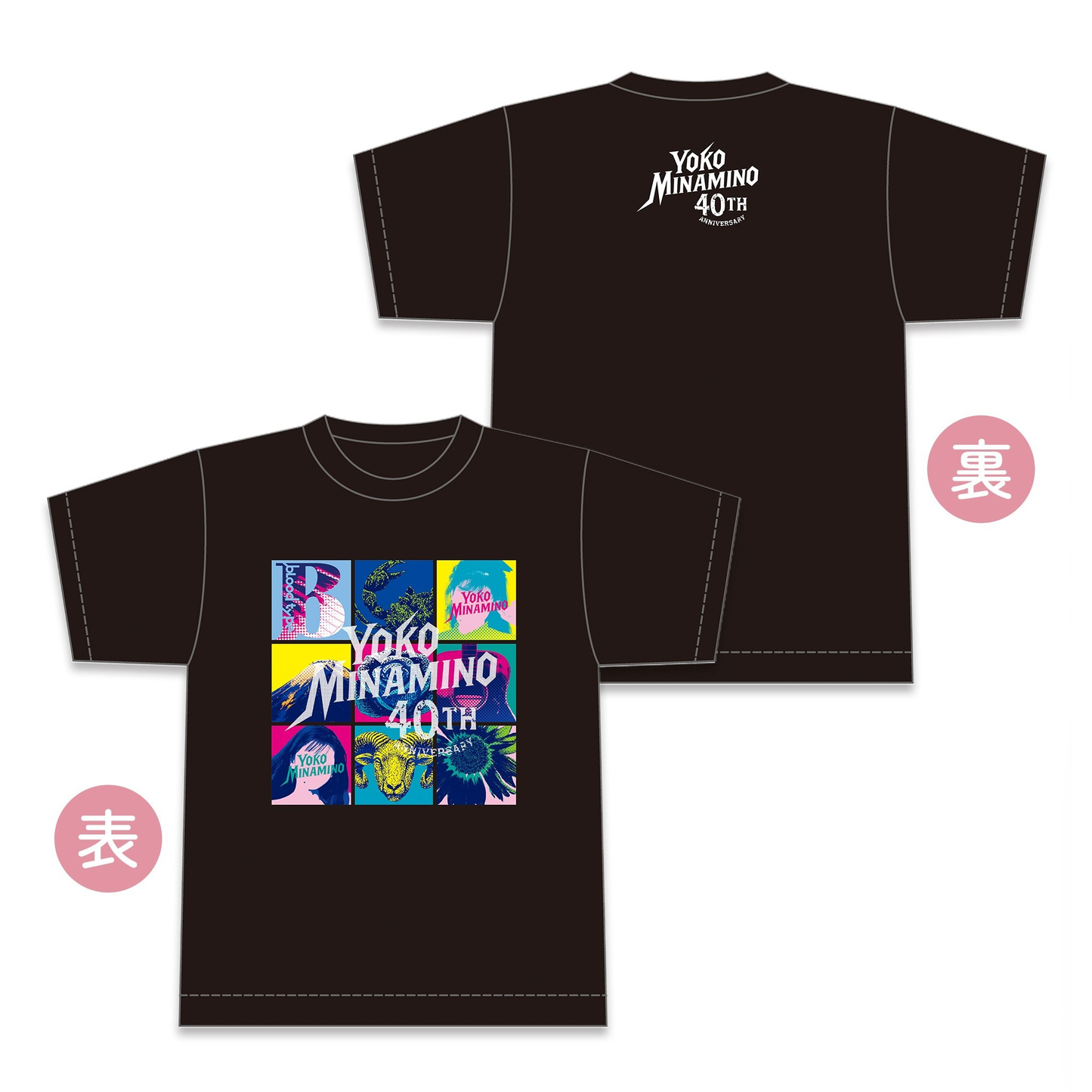 YOKO MINAMINO 40th Anniversary Tour／YOKO Tシャツ（ブラック・M